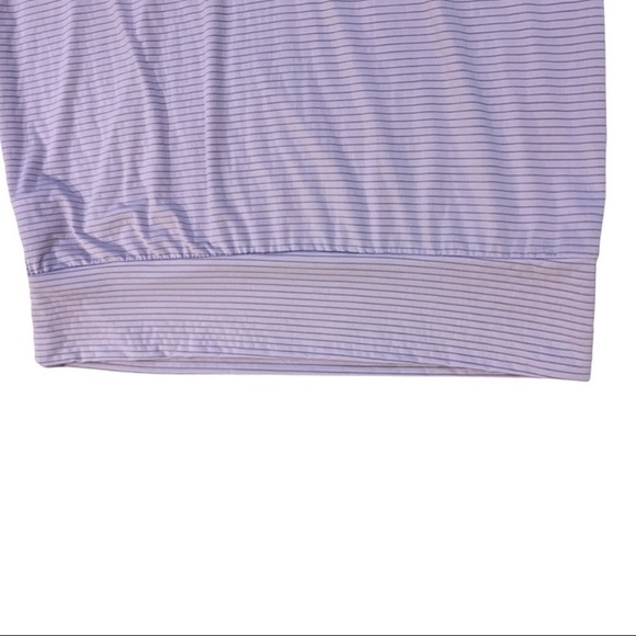 Beyond Yoga Lavender stripe shelf bra lightweight racer back top Size: Small - Picture 9 of 11